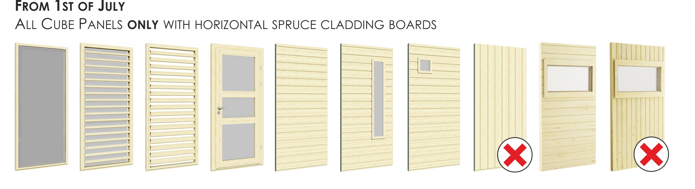 Cube panels