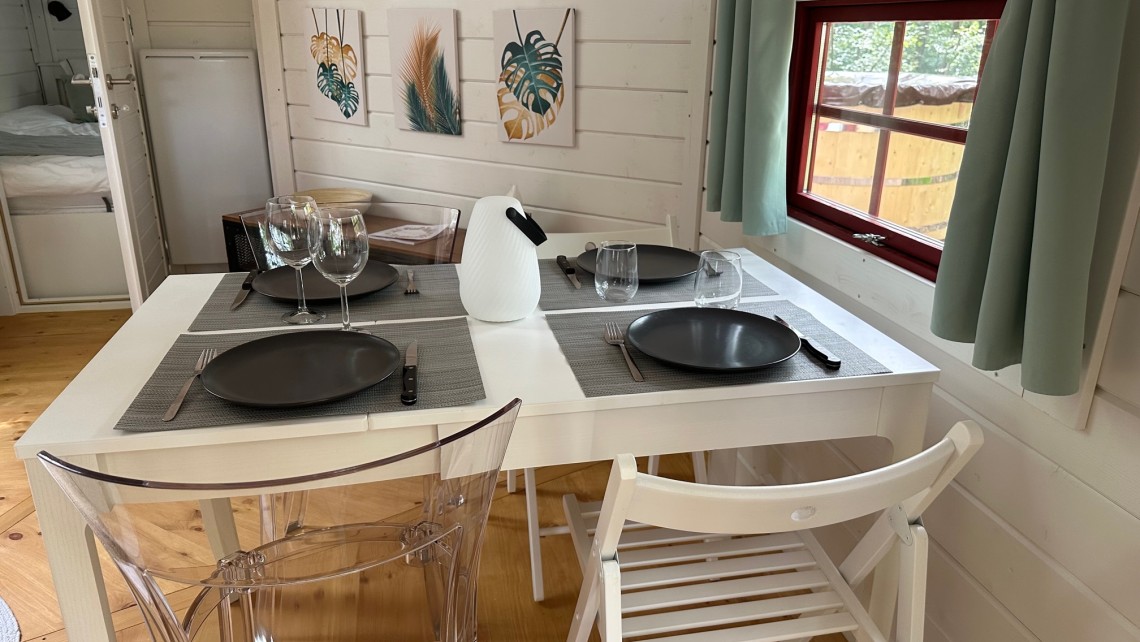 Cabin interior-dining