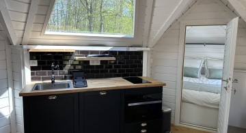 Cabin interior-kitchen