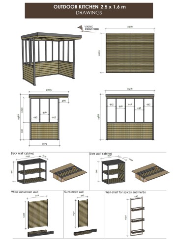 Outdoor Kitchen drawings