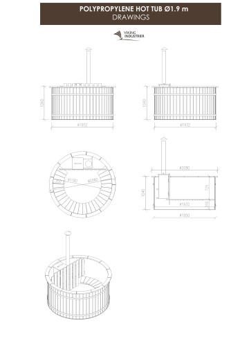 Polypropylene Hot Tubs Drawings