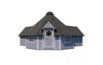 Camping Cabin 16.5 with two extensions