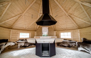 Grill and chimney SET