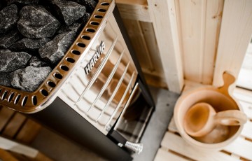 Heater in sauna