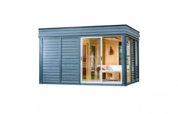 Sauna Cube 4x3 With Lounge Room