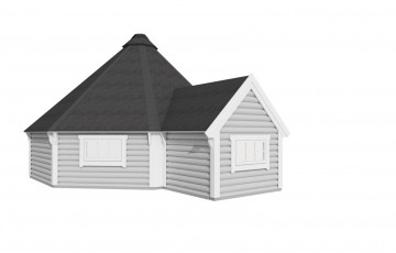 Camping Cabin with Extension