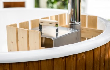 Inside heater for hut tub