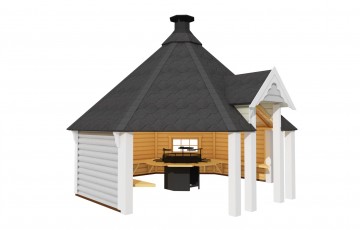 Open Grill Cabin 14.9 m²