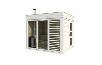 Sauna Cube 2 x 3 with Changing room