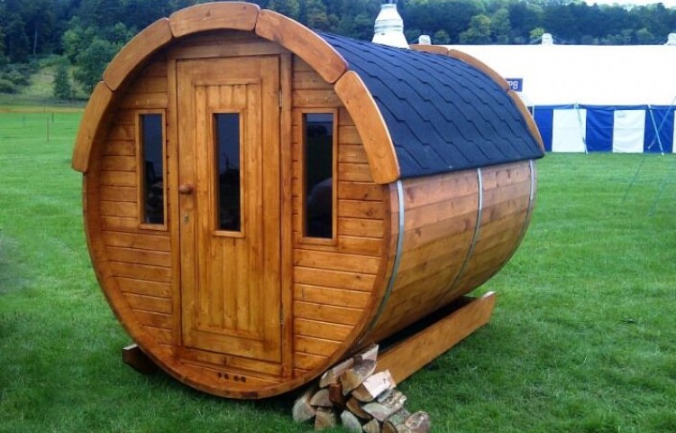 Sauna Barrel Ø1.9 x 2 m