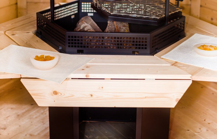 Standard 6 corners Grill and Chimney Set