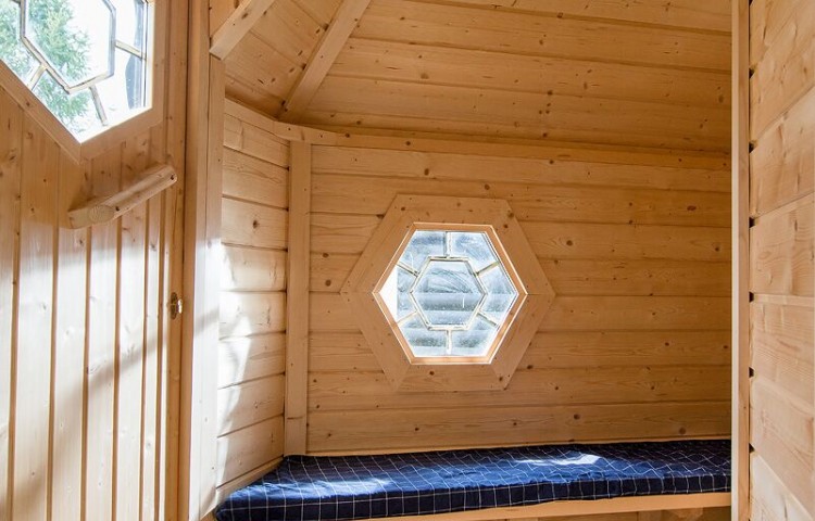 Sauna Cabin 9.2 m² with Changing Room Inside
