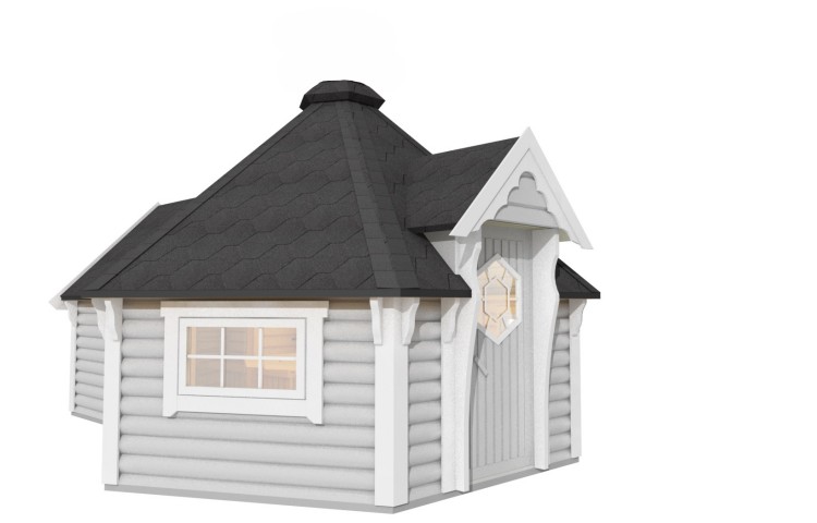 Camping cabin 9.2 m2 with extension