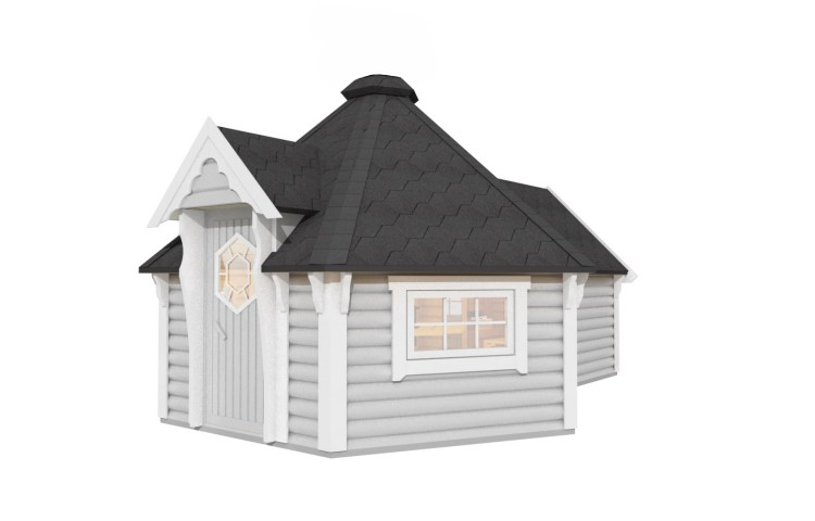 Camping cabin 9.2 m2 with extension