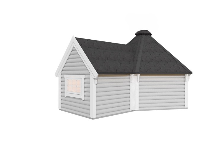 Camping cabin 9.2 m2 with extension