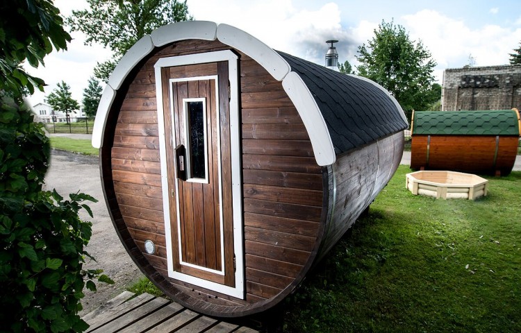Sauna Barrel Ø2.2 x 4 m