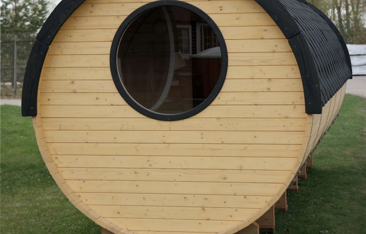 Sauna barrel with side entrance Viking