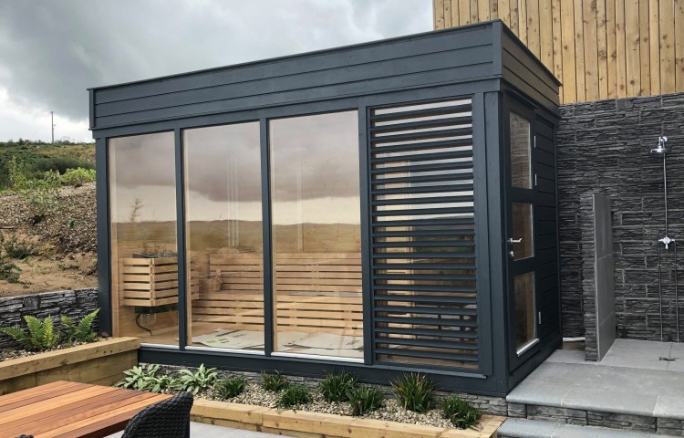 Sauna Cube 2x4  With Changing Room