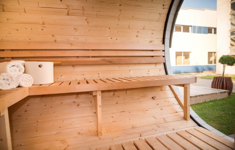 Delight Sauna  2.4 x 4.3 inside the sauna room