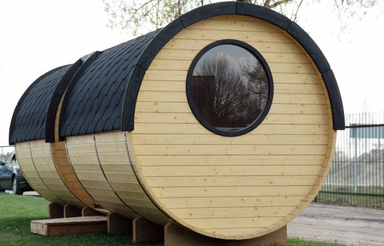 Sauna Barrel with Side entrance