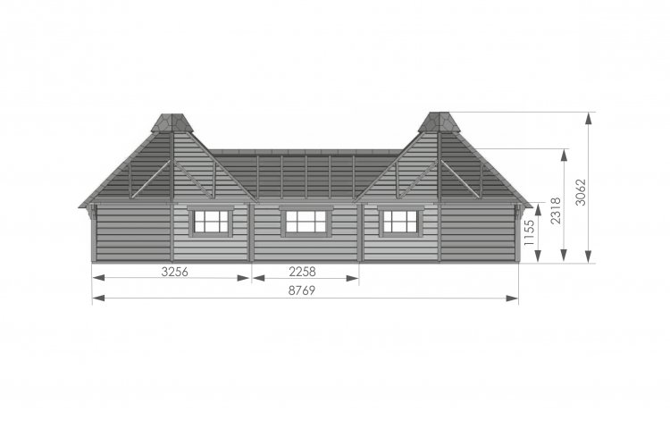 Camping Cabin 9.2 + 9.2 plan