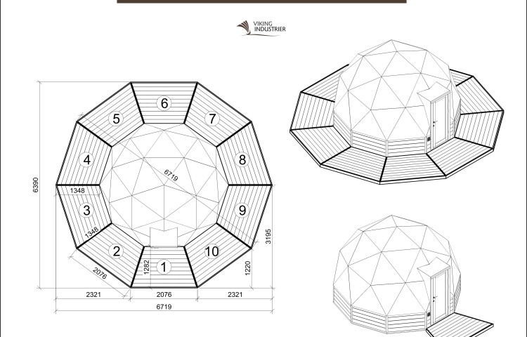 Glamping Dome Terrace