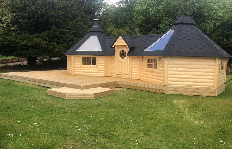 Grill Cabin 9.2 + 9.2 m²