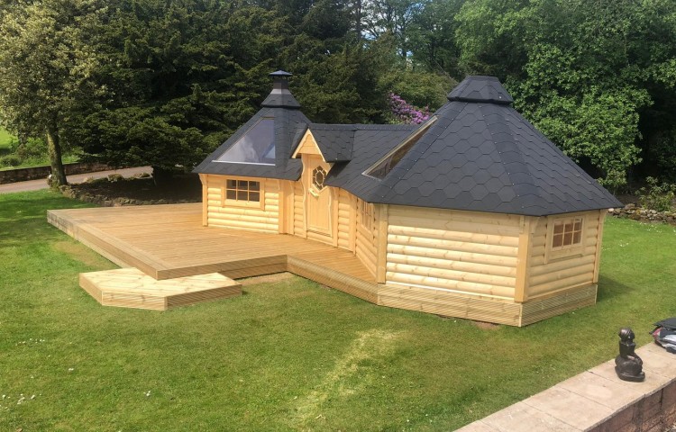 Grill Cabin 9.2 + 9.2 m²