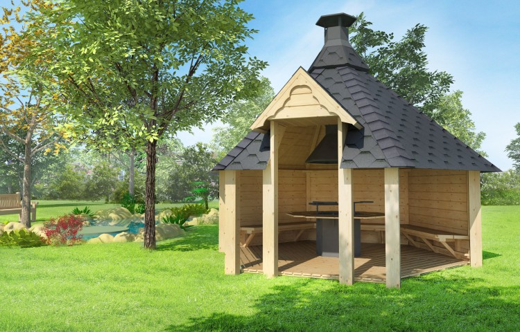 Open Grill Cabin 9.2 m²
