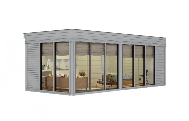 Insulated Glamping Cube 3x7