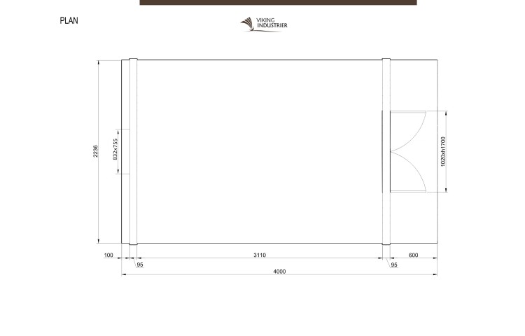 Insulated Camping Pod with terrace