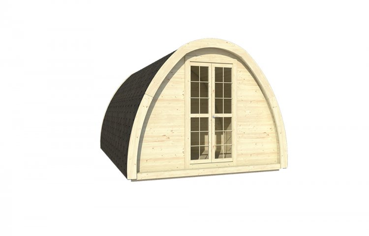 Insulated Camping pod 2.4 x 4.8 