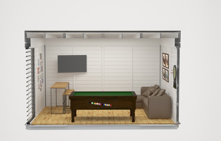 Insulated Mans Cave Cube 3 x 4
