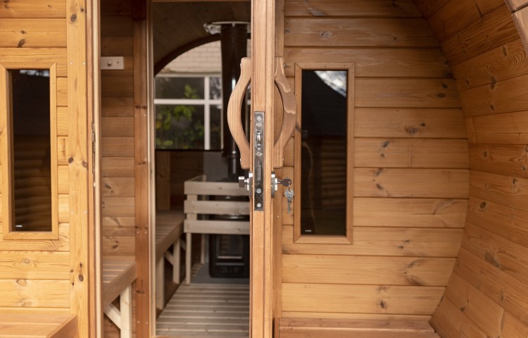 Sauna barrel Ø2.2 x 3.5 m