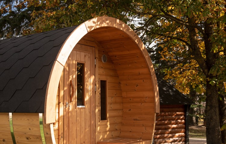 Sauna barrel Ø2.2 x 3.5 m
