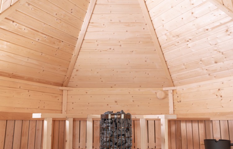 Sauna Cabin 9.2 m² inside with electric heater