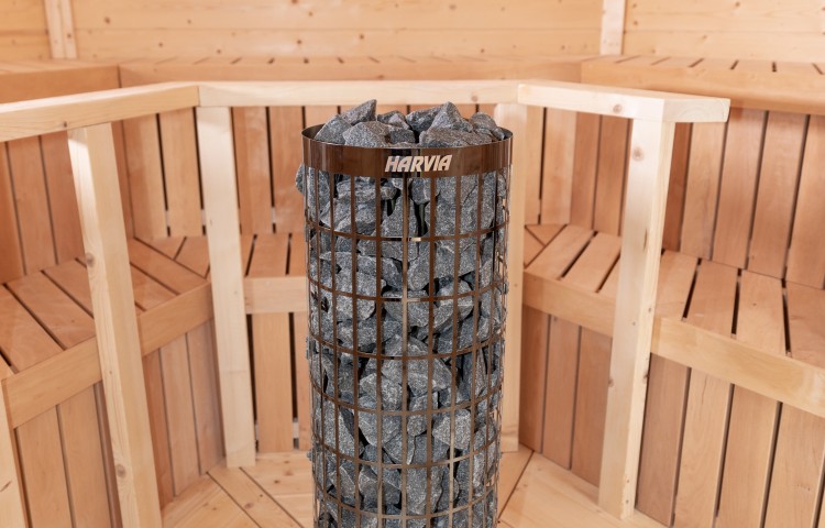 Sauna Cabin 9.2 m² inside with electric heater