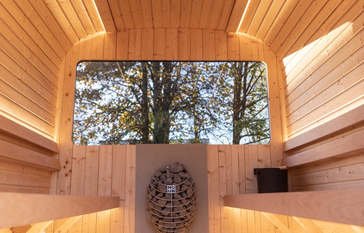 Sauna barrel Ø2.2 x 3.5 m