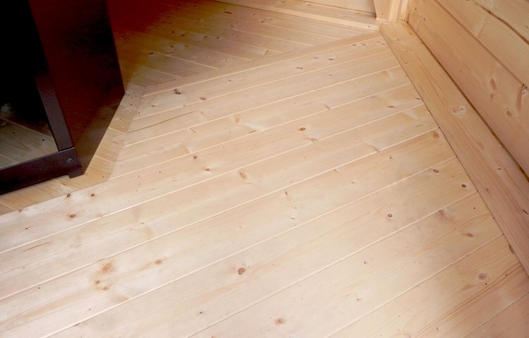 The Floor of Camping Cabin