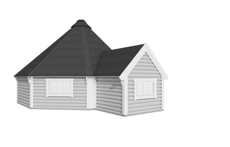 Camping Cabin with Extension