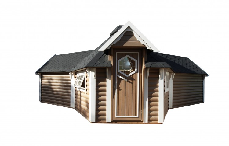 Camping cabin 9.2 with 2 extensions 