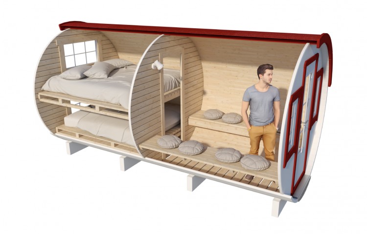 Sleeping Barrel Ø2.2 x 4.4 MAXI FAMILY SIZE
