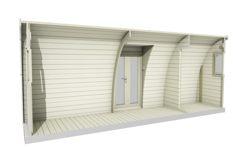 Pod with side entrance