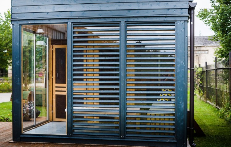 Sauna Cube 4x3 With Lounge Room