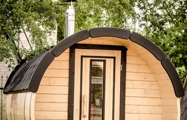 Sauna barrel Ø1.9 x 3 m