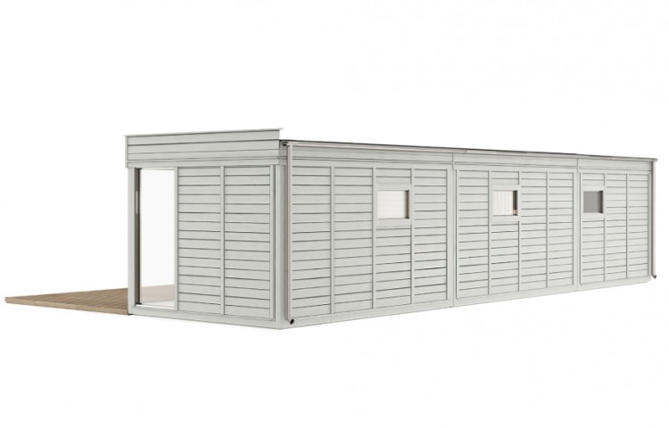 Glamping Cube 42 m2 | L shape