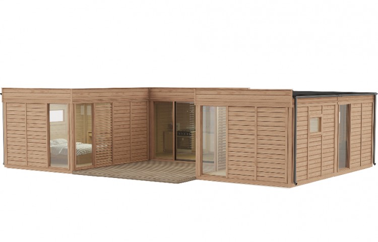 GLAMPING CUBE 51 M2 | U SHAPE