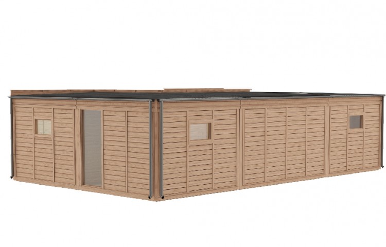 GLAMPING CUBE 51 M2 | U SHAPE
