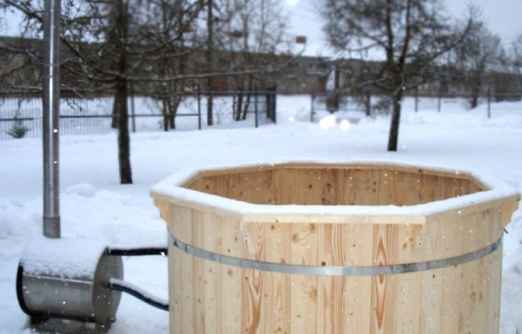 Outside round heater