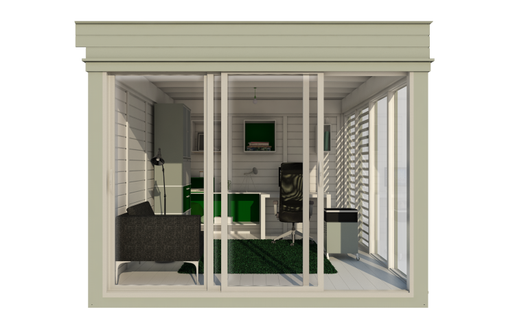 Insulated Office Cube 3x4
